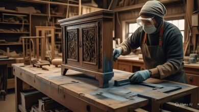 طريقة صبغ الأثاث القديم وتحويله لقطعة جديدة في بيتك