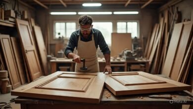 تفصيل أبواب داخلية ببيش