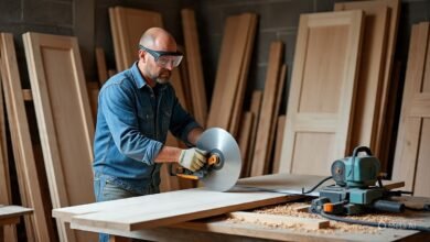 تفصيل أبواب داخلية بالقرى