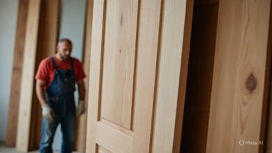 تفصيل أبواب خشب بحفر الباطن