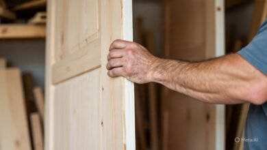 تفصيل أبواب خشب بالباحة