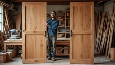 تفصيل أبواب حسب الطلب بحقل 0567625734 4 تفصيل أبواب حسب الطلب بحقل