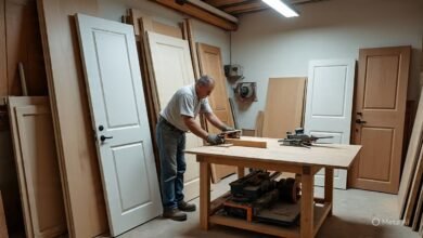 تفصيل أبواب داخلية بالرياض