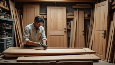 تفصيل أبواب داخلية بشقراء