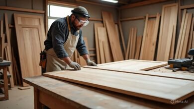 تفصيل أبواب داخلية بخباش