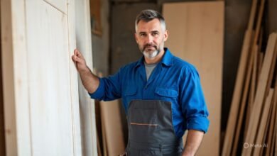 تفصيل أبواب خشب ببدر