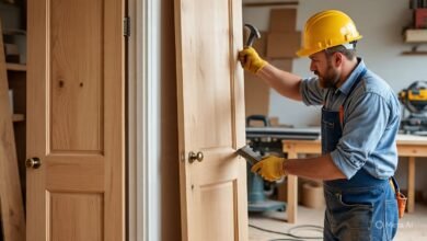 تفصيل أبواب داخلية بالباحة