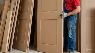 تفصيل أبواب خشب بالدمام