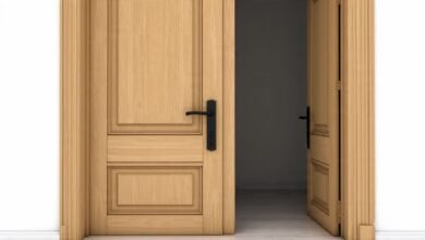 تفصيل أبواب خشب الافلاج