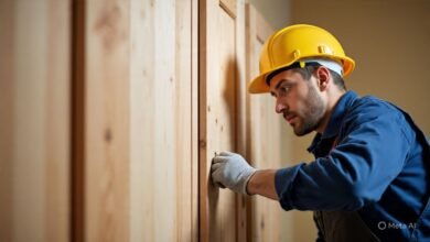 تفصيل أبواب خشب الخرج