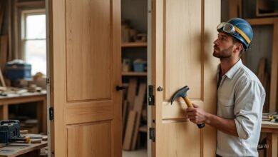 تفصيل أبواب حسب الطلب بالمهد