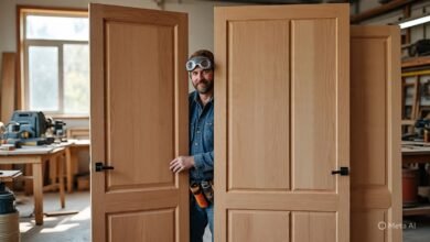 تفصيل أبواب داخلية بالخرج