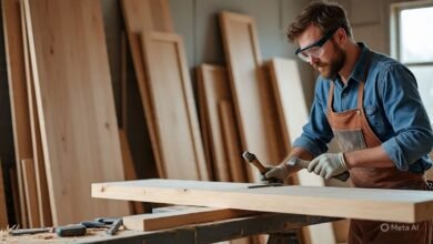 تفصيل أبواب داخلية بتربة