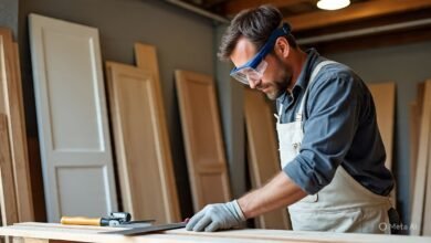 تفصيل أبواب داخلية ببدر