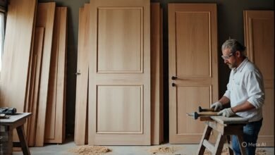 تفصيل أبواب داخلية ببيشة