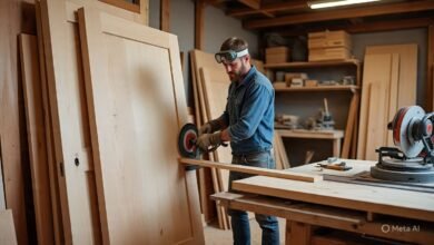 تفصيل أبواب داخلية باحد رفيدة