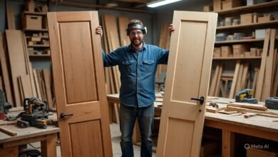 تفصيل أبواب حسب الطلب باحد رفيدة