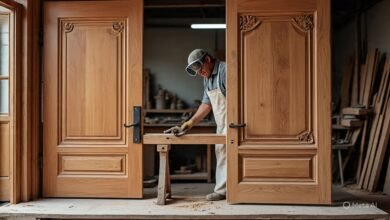 تفصيل أبواب حسب الطلب بدومة الجندل