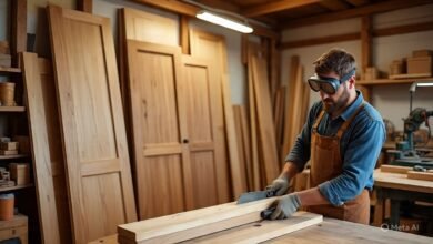 تفصيل أبواب داخلية ببقيق