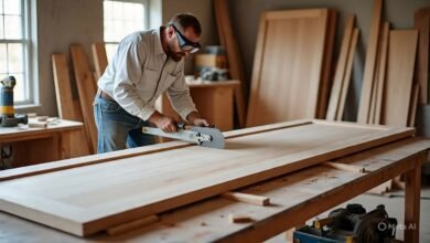 تفصيل أبواب داخلية برجال المع