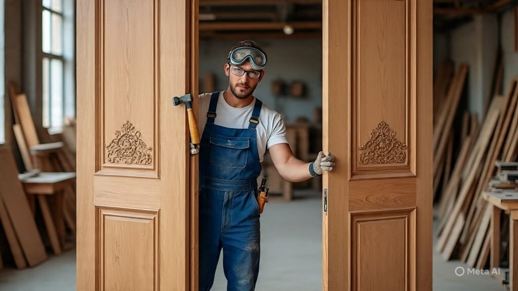 تفصيل أبواب حسب الطلب باحد المسارحة