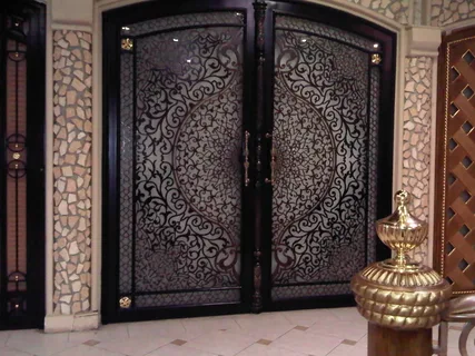 دهان أبواب خارجية مقاوم للعوامل الجوية في المجمعة بالرياض
