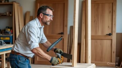 تفصيل أبواب داخلية بالشنان