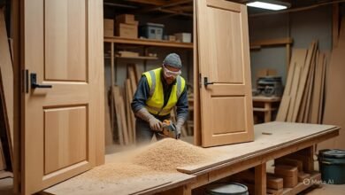 تفصيل أبواب خارجية براس تنورة