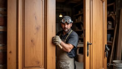 تفصيل أبواب كلاسيك بصبيا