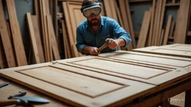 تفصيل أبواب كلاسيك بالدرب