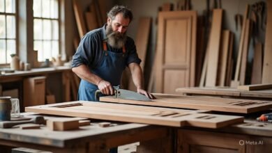 تفصيل أبواب كلاسيك بالعيدابي