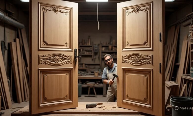 تفصيل أبواب كلاسيك ببلجرشي