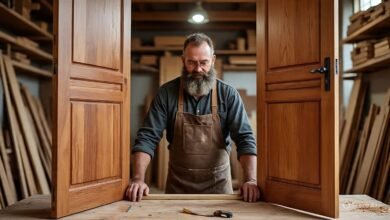 تفصيل أبواب خشبية احترافية بالدمام