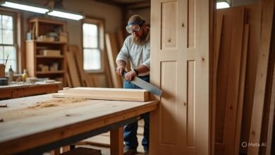 تفصيل أبواب بتشطيبات مميزة الدمام