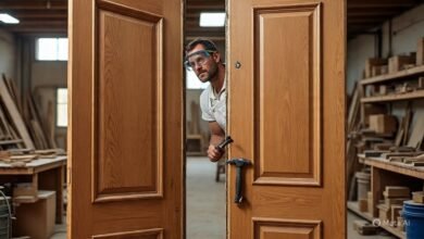 تفصيل أبواب خشب صناعي بأسعار منافسة بمدينة الدمام 0567625734 10 تفصيل أبواب خشب صناعي بأسعار منافسة بمدينة الدمام