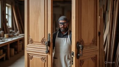 تفصيل أبواب داخلية حسب الطلب في الدمام