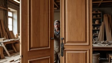 تفصيل أبواب داخلية حسب الطلب بمنطقة الدمام