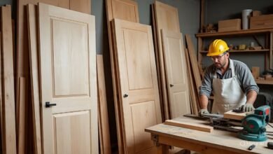 تفصيل أبواب مودرن بمنطقة الدمام