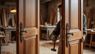 تفصيل أبواب كلاسيك داخل منطقة الدمام