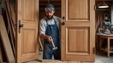 تفصيل أبواب كلاسيك حسب الطلب في منطقة الدمام