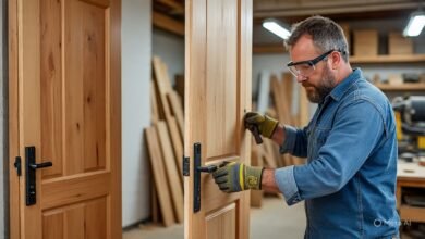 تفصيل أبواب خارجية بصبيا