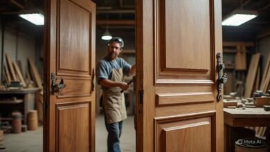 تفصيل أبواب كلاسيك برنية