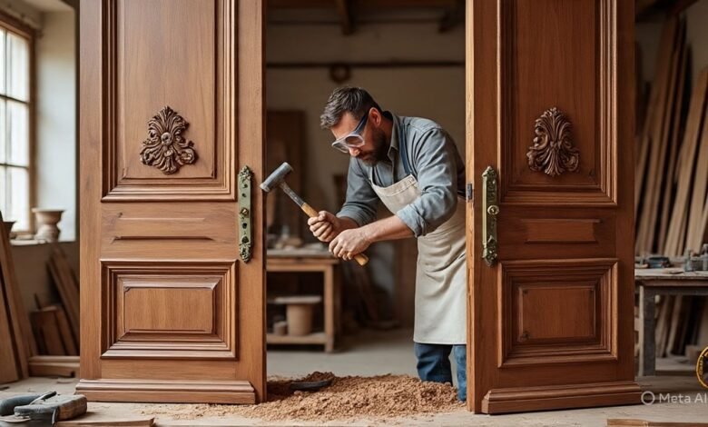 تفصيل أبواب خشب صناعي بالدمام 0567625734 1 تفصيل أبواب خشب صناعي بالدمام