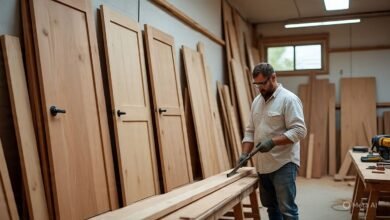 تفصيل أبواب ديكور داخلي داخل الدمام