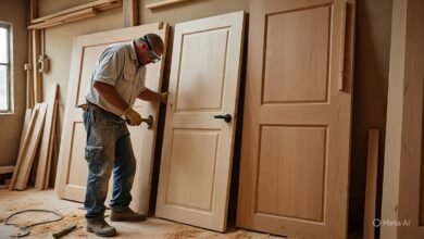 تفصيل أبواب تفصيل دقيق حسب المقاس بمدينة الدمام