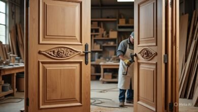 تفصيل أبواب غرف نوم بأسعار منافسة داخل الدمام