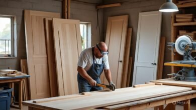 تفصيل أبواب داخلية بموقق