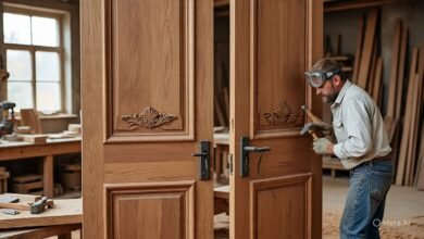 تفصيل أبواب ديكور داخلي بأسعار منافسة داخل الدمام