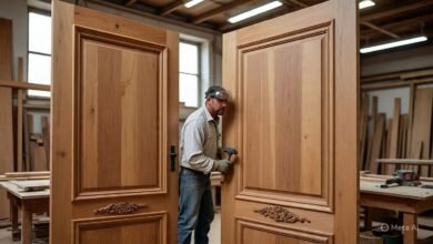 تفصيل أبواب تفصيل دقيق حسب المقاس بأسعار منافسة في الدمام