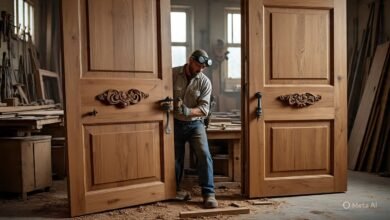 تفصيل أبواب خشب داخل الدمام اطلب الان